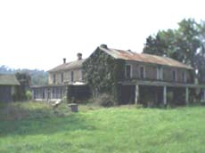 The now destroyed Doc Burgess house..what a loss to those of us who  loved the old place and grew up around it.