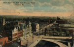 1910 birds eye view, lexington, kentucky