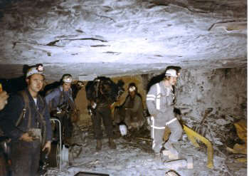 Picture of Early Mine rescue Men